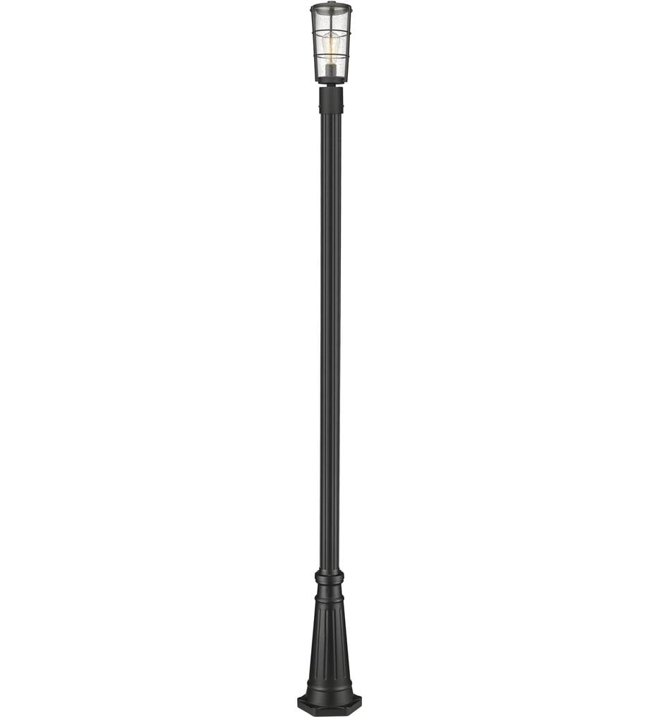 Z-Lite - 591PHM-519P-BK - Helix 109.25" Outdoor Post Light