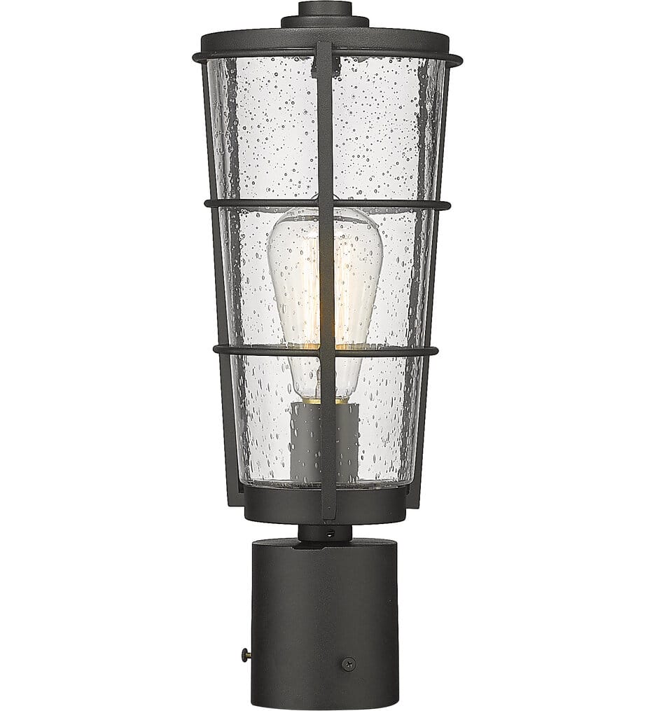 Z-Lite - 591PHM-BK - Helix 15.25" Outdoor Post Mount