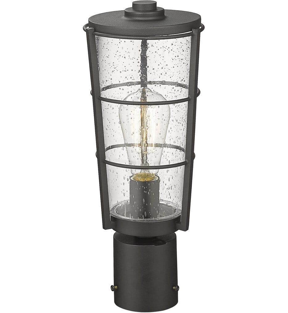 Z-Lite - 591PHM-BK - Helix 15.25" Outdoor Post Mount