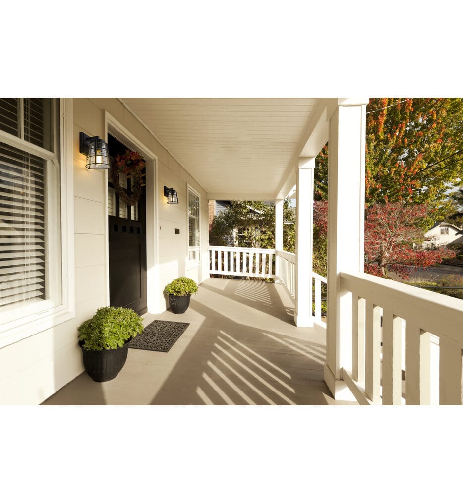 Z-Lite - 591S-BK - Helix 9.25" Outdoor Wall Sconce