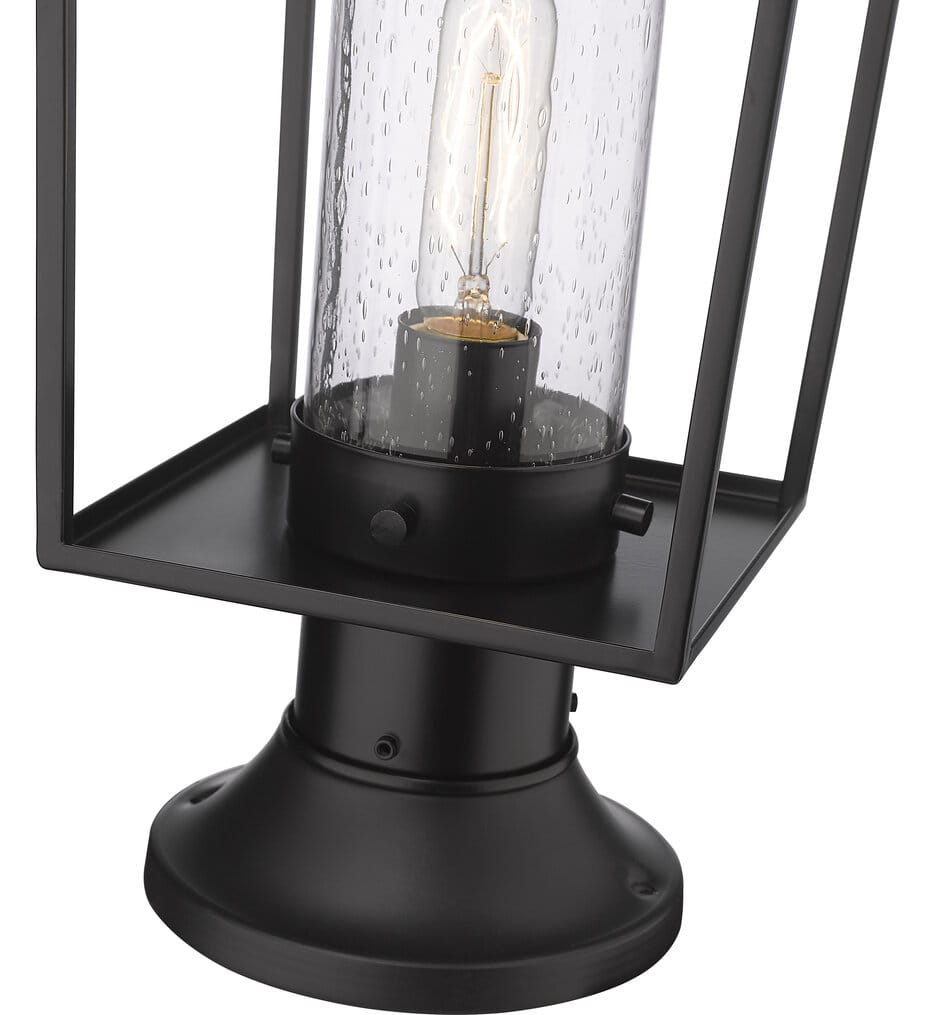 Z-Lite - 594PHMR-553PM-BK - Sheridan 19.5" Outdoor Pier Mount