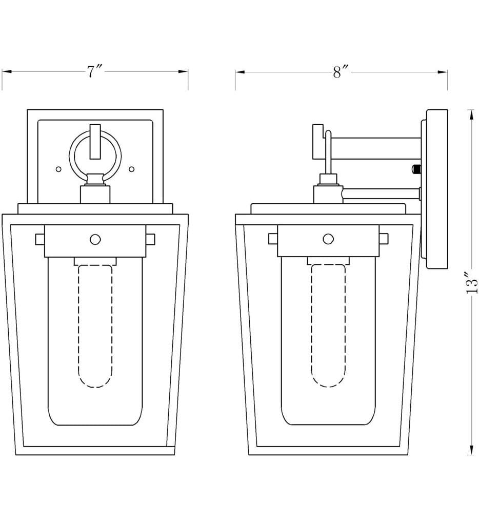 Z-Lite - Sheridan 13" Outdoor Wall Sconce