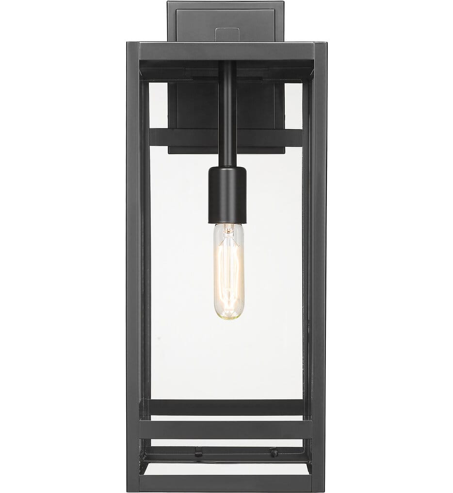 Z-Lite - 596B-BK - Nuri 21.25" Outdoor Wall Sconce