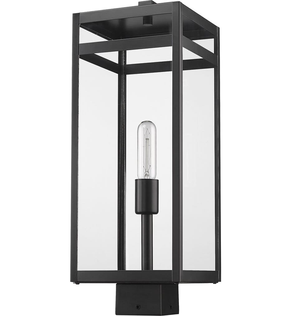 Z-Lite - 596PHBS-BK - Nuri 21" Outdoor Post Mount