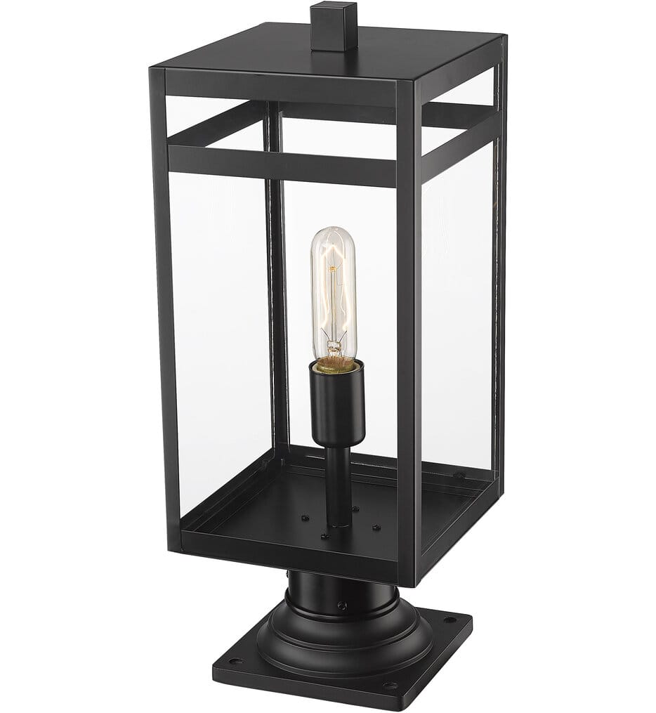 Z-Lite - 596PHMR-533PM-BK - Nuri 19.75" Outdoor Pier Mount