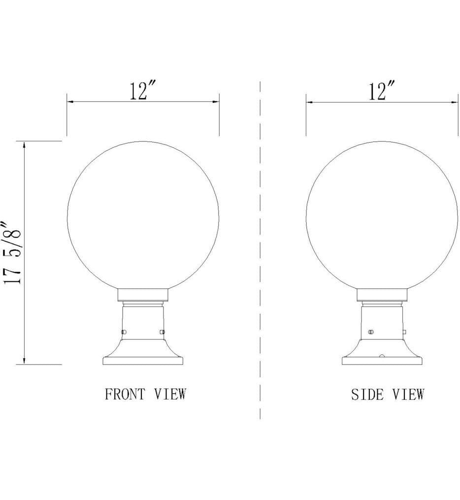 Z-Lite - Laurent 17.75" Pier Mount