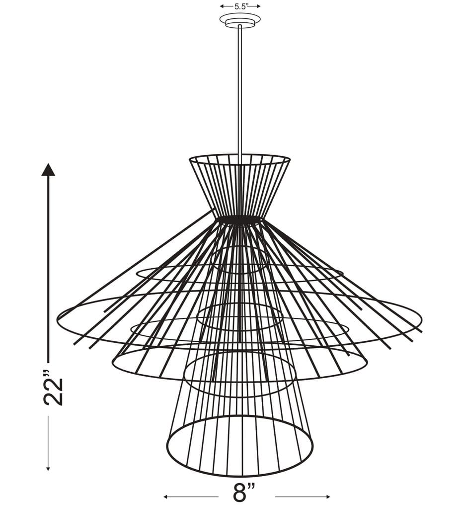 Z-Lite - Alito 25" Chandelier