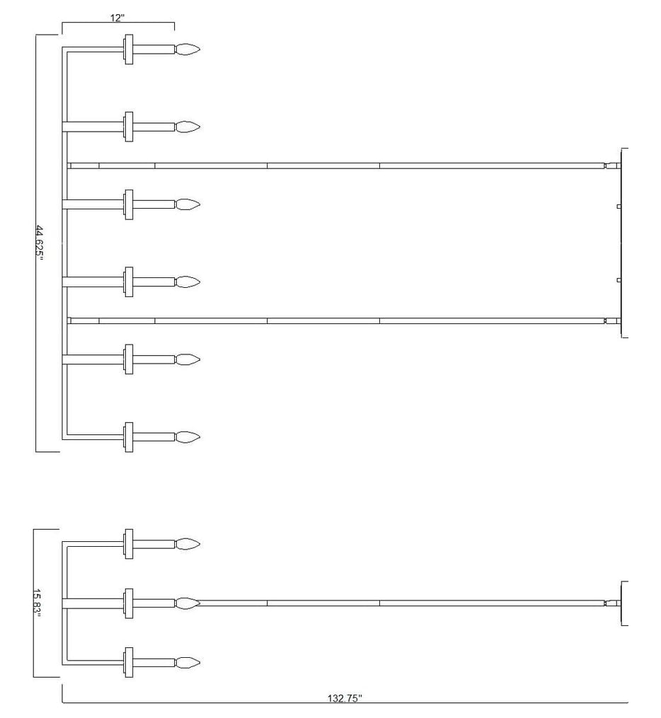 Z-Lite - Gaultier 44.75-inch Linear Chandelier