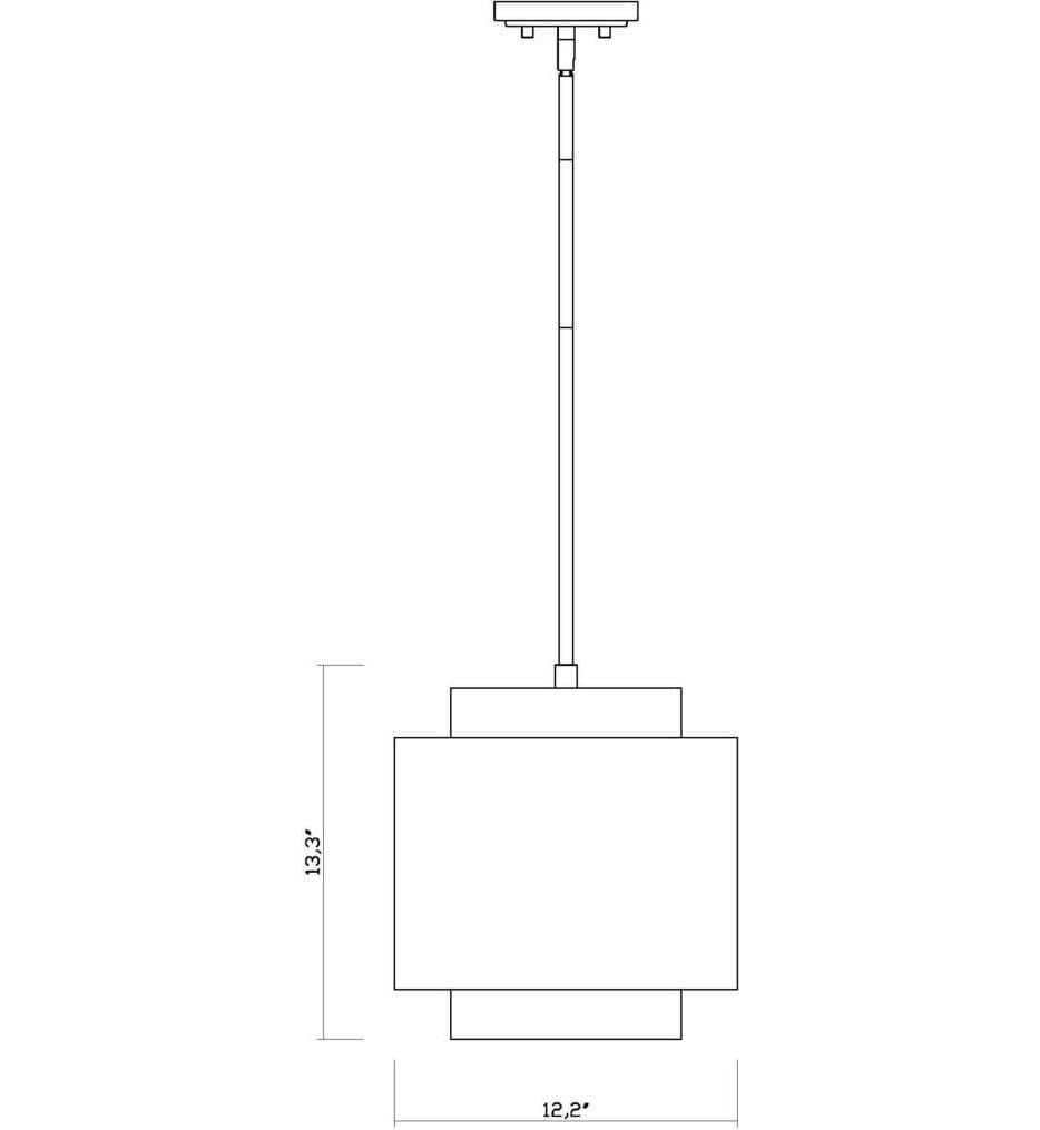 Z-Lite - Harlech 12.25" Pendant