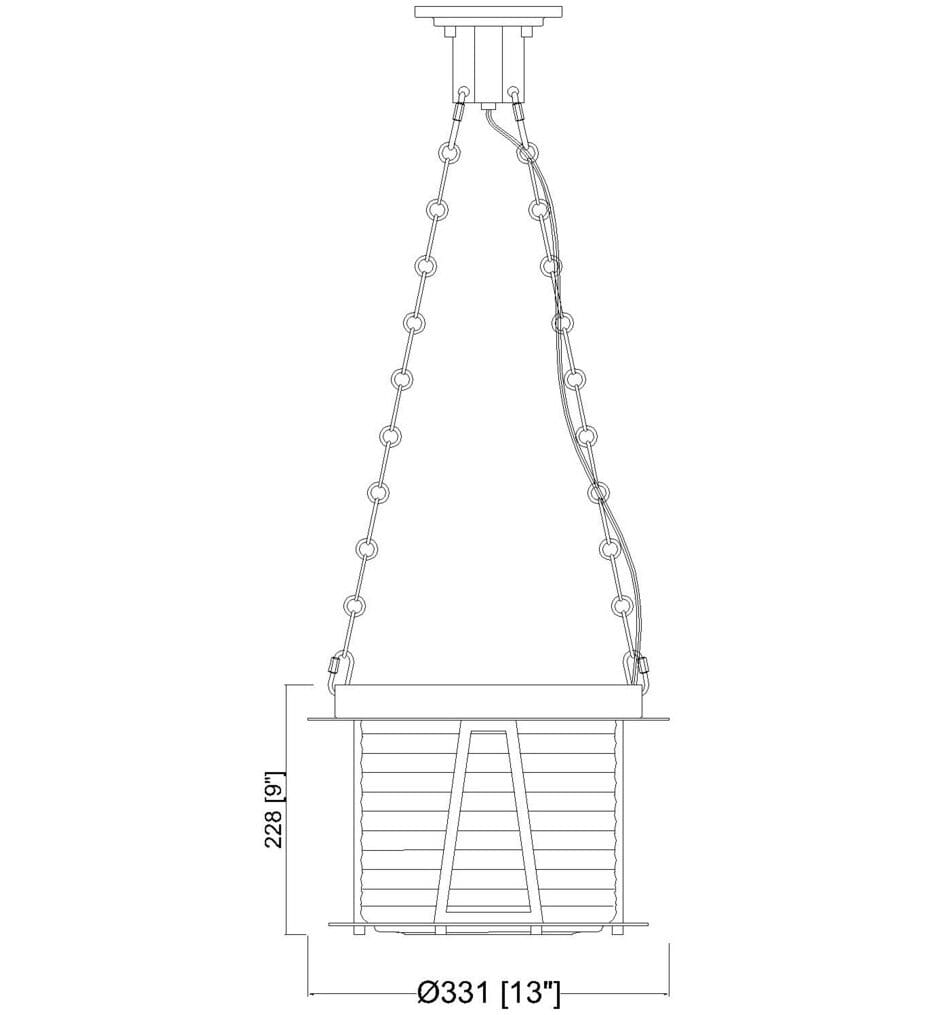 Z-Lite - Cape Harbor Pendant 13" Pendant