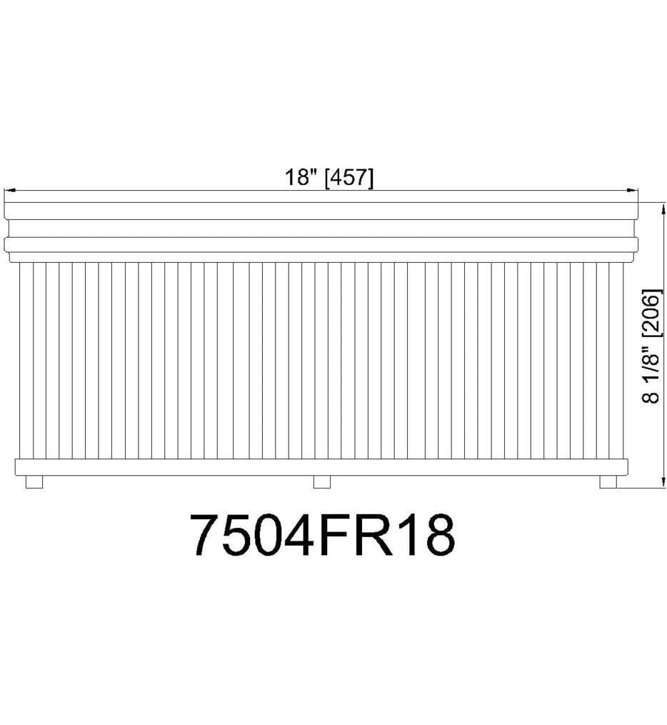 Z-Lite - Carnaby 18" Flush Mount