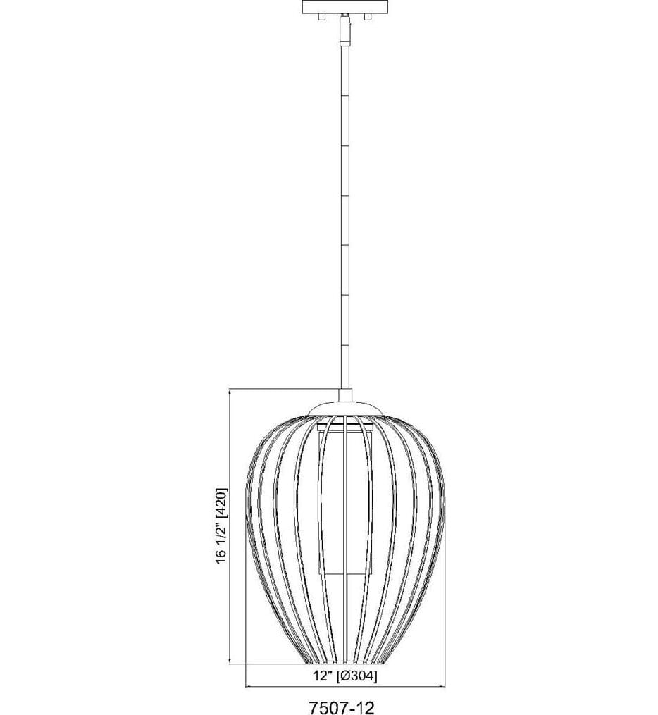 Z-Lite - Savanti 12" Pendant