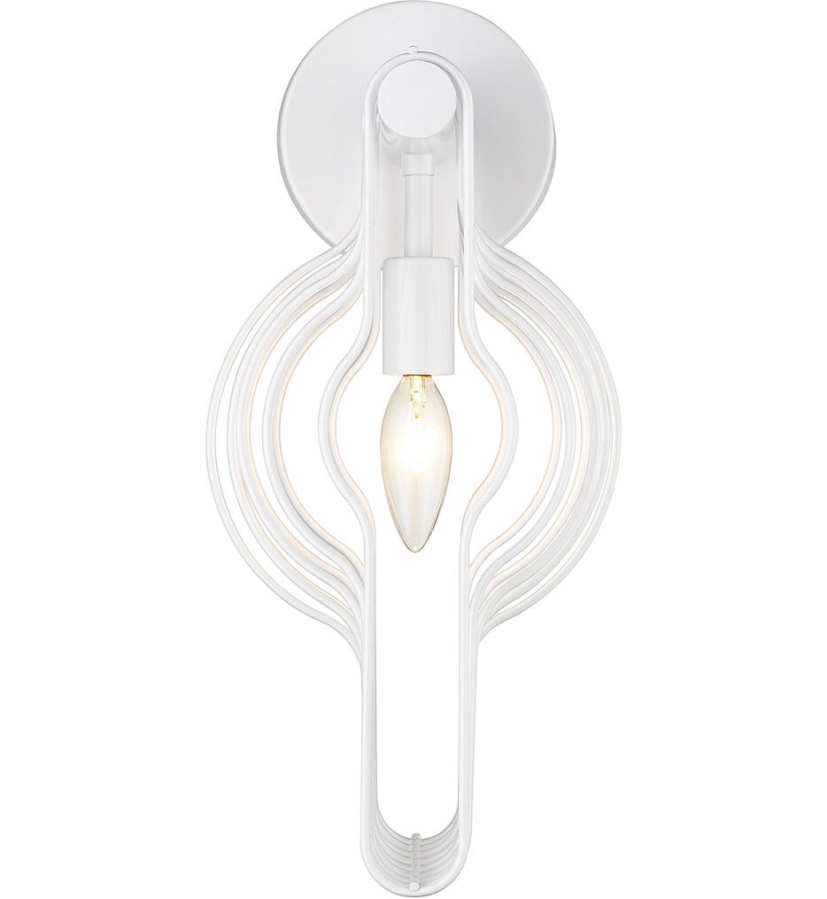 Z-Lite - 801-1S-WH - Contour 15" Wall Sconce