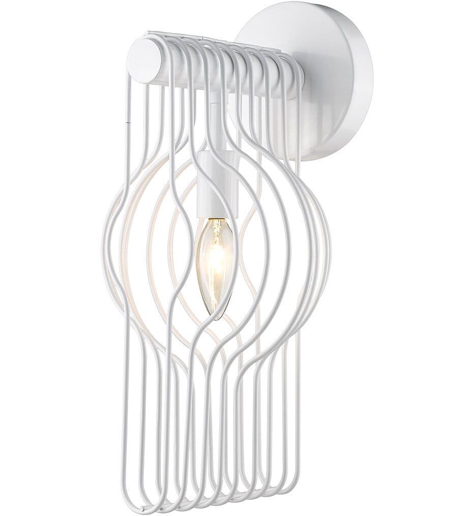 Z-Lite - 801-1S-WH - Contour 15" Wall Sconce