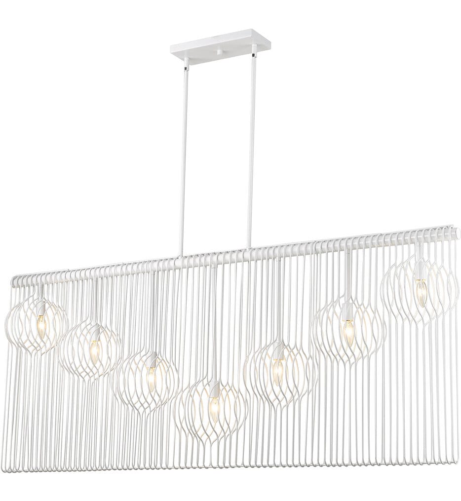 Z-Lite - 801-7L-WH - Contour 62.75" Chandelier