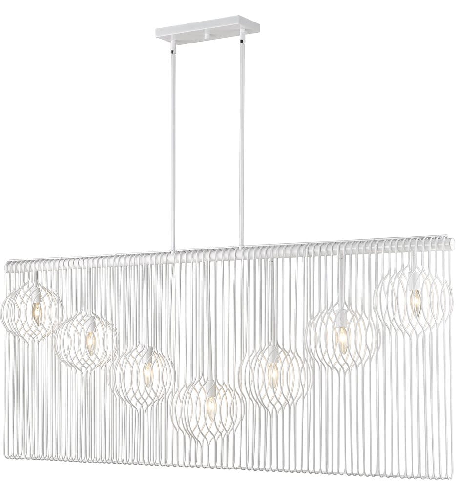 Z-Lite - 801-7L-WH - Contour 62.75" Chandelier