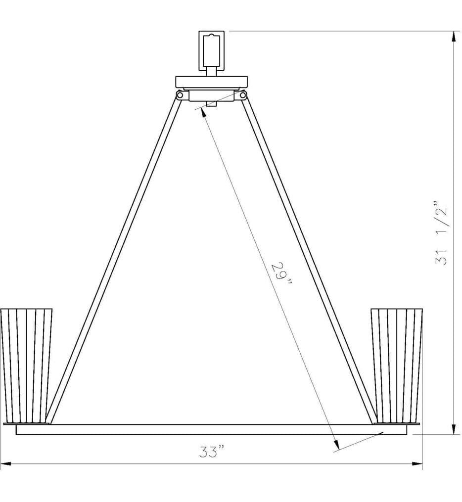 Z-Lite - Titus 33" Chandelier