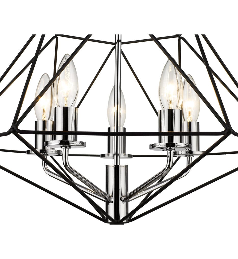 Z-Lite - 918-14MB-CH - Geo 14.25" Chandelier