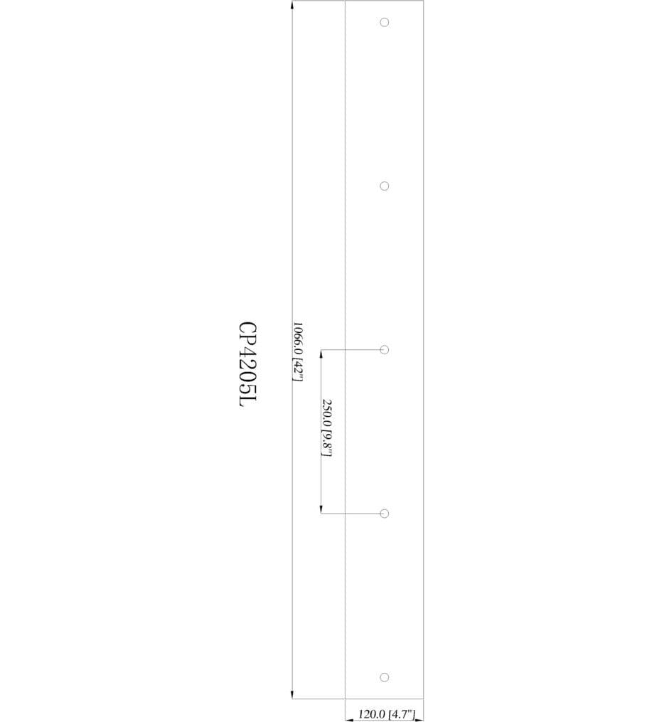 Z-Lite - CP4205L-MGLD - Multi Point Canopy 42" Multi Point Canopy