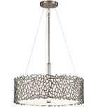 Kichler - 43346CLP - Silver Coral 18.25" Pendant by Kichler