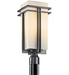 Kichler - 49207BK - Tremillo 20" 1 Light Incandescent Outdoor Post Lantern by Kichler