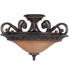 Maxim Lighting - 11241SAOI - Symphony 22.5" Semi-Flush by Maxim Lighting
