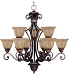 Maxim Lighting - 11245SAOI - Symphony 32" Chandelier by Maxim Lighting