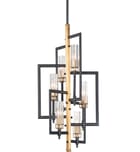 Maxim Lighting - 16116CLBKAB - Flambeau 19.25" Chandelier by Maxim Lighting