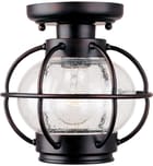 Maxim Lighting - 30508CDOI - Portsmouth 8" Outdoor Flush Mount by Maxim Lighting
