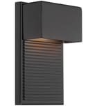 Modern Forms - WS-W2308-BK - Hiline 8" Outdoor Wall Sconce by Modern Forms