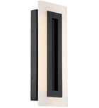 Modern Forms - WS-W46817-BK - Shadow 17" Outdoor Wall Sconce by Modern Forms