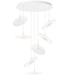 Pablo Designs - CIRC CHAN 12/7 WHT - Circa 31.5" Chandelier by Pablo Designs