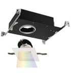 WAC Lighting - R3ASAT-NCC24-WT - Aether Color Changing Narrow Flood Beam Square Adjustable 3.5" Recessed Trim by WAC Lighting