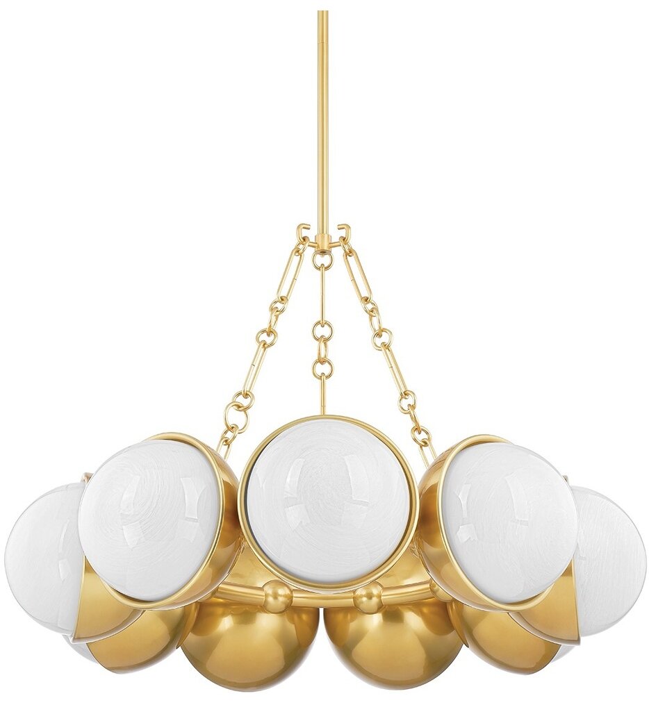 Corbett Lighting - 340-34-VPB - Althea 34.25" Chandelier by Corbett Lighting