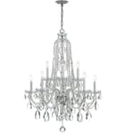 Crystorama - 1110-CH-CL-MWP - Traditional Crystal 32" Chandelier by Crystorama