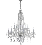 Crystorama - 1112-CH-CL-MWP - Traditional Crystal 37.5" Chandelier by Crystorama