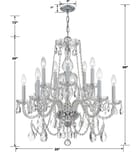 Crystorama - 1130-CH-CL-MWP - Traditional Crystal 26" Chandelier by Crystorama - Image 2