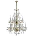 Crystorama - 1137-PB-CL-MWP - Traditional Crystal 26" Chandelier by Crystorama