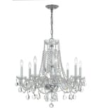 Crystorama - 1138-CH-CL-MWP - Traditional Crystal 26" Chandelier by Crystorama