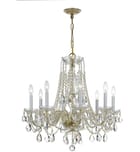 Crystorama - 1138-PB-CL-MWP - Traditional Crystal 26" Chandelier by Crystorama