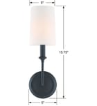 Crystorama - Sylvan 15.75" Wall Sconce by Crystorama - Image 3