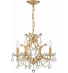 Crystorama - 4454-GA-CL-MWP - Filmore 17" Mini Chandelier by Crystorama