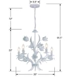 Crystorama - 4815-WW - Southport 20" Chandelier by Crystorama - Image 3