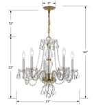 Crystorama - Traditional Crystal 21" Chandelier by Crystorama - Image 2