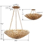 Crystorama - Broche 24.5" Chandelier by Crystorama - Image 3