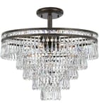 Crystorama - 5264-EB-CL-MWP_CEILING - Mercer 20" Semi Flush by Crystorama