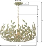 Crystorama - 533-CT - Broche 27" Chandelier by Crystorama - Image 2