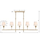 Crystorama - Broche 53.5" Chandelier by Crystorama - Image 3