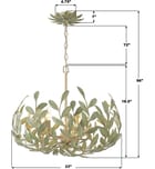 Crystorama - 566-CT - Broche 23" Chandelier by Crystorama - Image 2