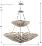 Crystorama - Broche 40" Chandelier by Crystorama - Image 2